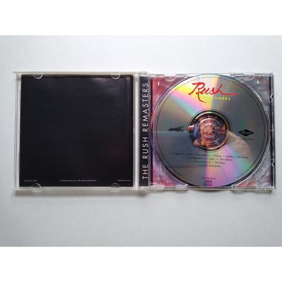 Hemispheres CD By Rush Remasters Progressive Art Hard Rock Mercury – P2 34629 - Picture 2 of 4